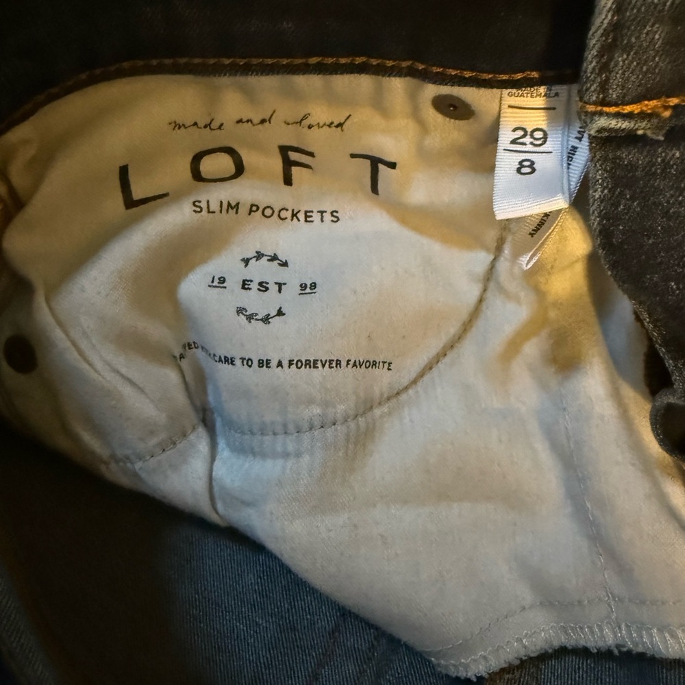 Sold!     LOFT Blue Jeans - Picture 3 of 6
